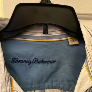 Tommy Bahama Light Blue and White Outerwear